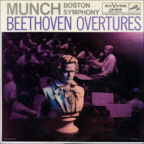 Boston Symphony Orchestra, Charles Munch - Beethoven Overtures (LP)