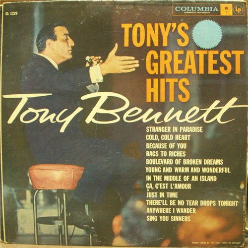 Tony Bennett - Tony's Greatest Hits - Columbia - CL 1229 - LP, Comp, Mono 910010044