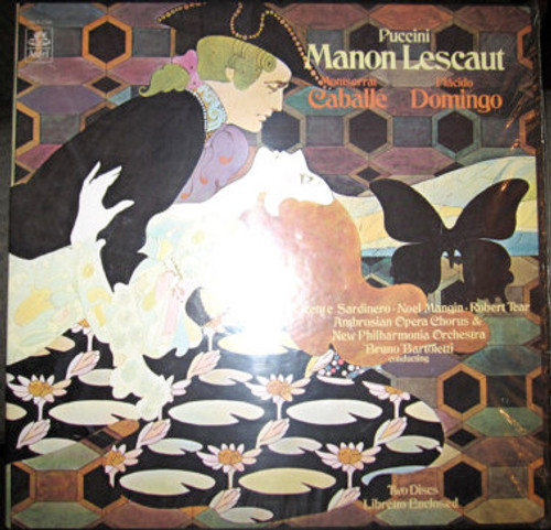 Giacomo Puccini / Montserrat Caballé / Placido Domingo - Manon Lescaut (2xLP, Album, Aut + Box)