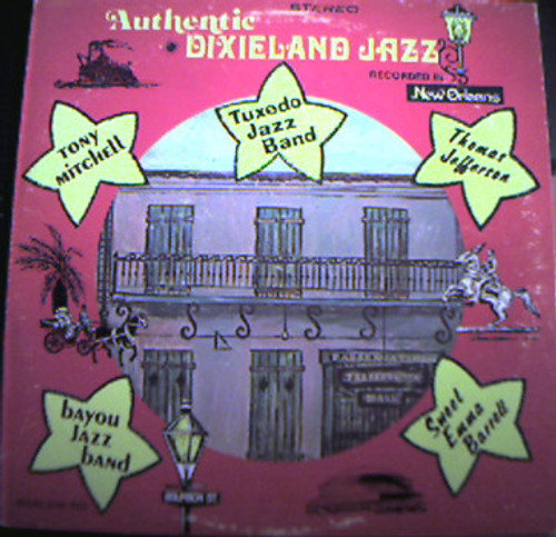 Various - Authentic Dixieland Jazz (LP, Comp)