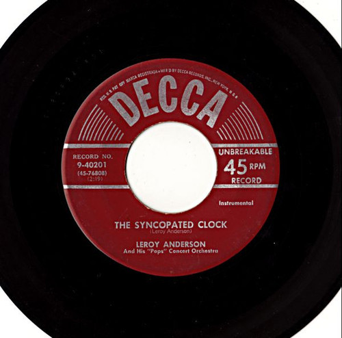 Leroy Anderson And His "Pops" Concert Orchestra - The Syncopated Clock / The Waltzing Cat (7", Single, Los)