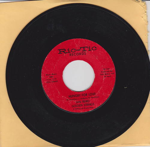 San Remo Golden Strings - Hungry For Love / All Turned On (7", Mono)