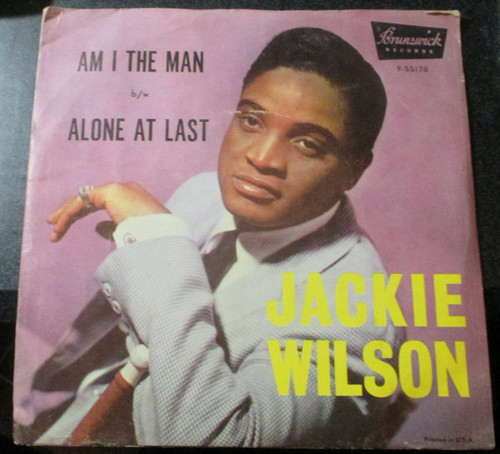 Jackie Wilson - Alone At Last (7", Single, Glo)
