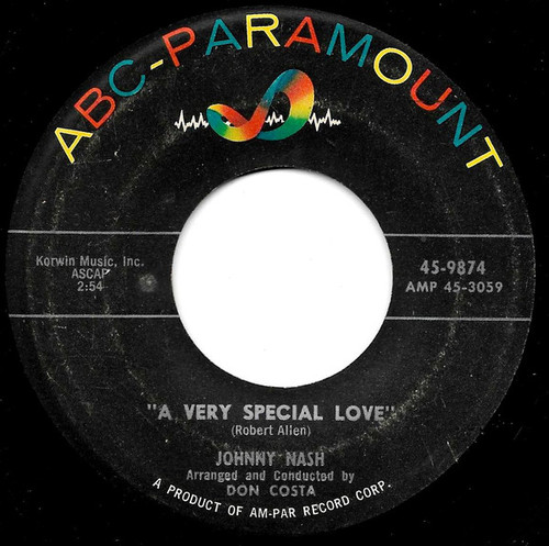 Johnny Nash - A Very Special Love / Won't You Let Me Share My Love With You (7", Single)