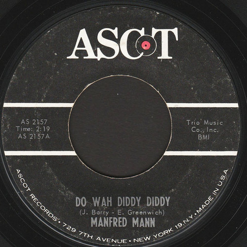 Manfred Mann - Do Wah Diddy Diddy - Ascot Records - AS 2157 - 7", Single, Styrene 913635893