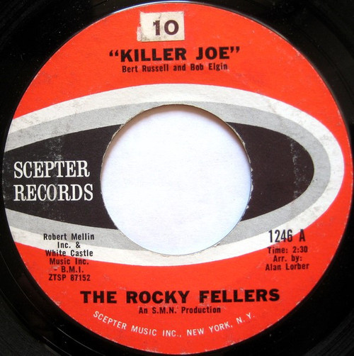 The Rocky Fellers - Killer Joe / Lonely Teardrops (7", Single, Mono, Styrene)