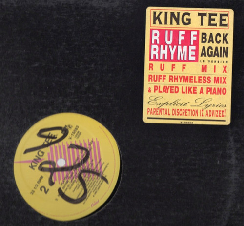 King Tee - Ruff Rhyme (Back Again) (12")