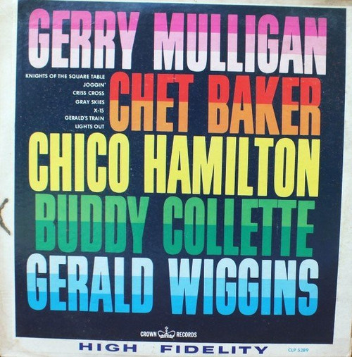 Gerry Mulligan / Chet Baker / Chico Hamilton / Buddy Collette / Gerald Wiggins - West Coast Jazz (LP, Comp)