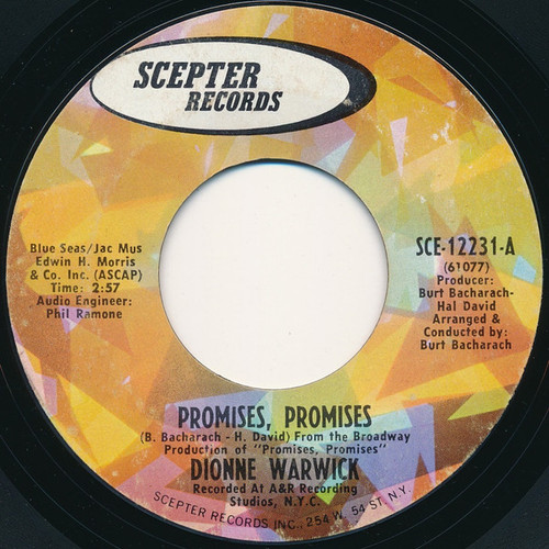 Dionne Warwick - Promises, Promises (7", Single)