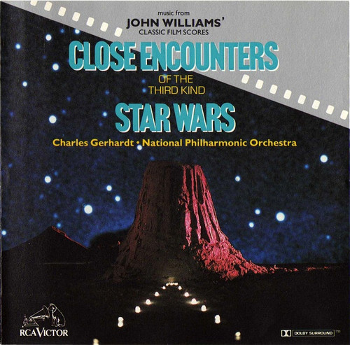 John Williams (4), Charles Gerhardt · National Philharmonic Orchestra - Close Encounters Of The Third Kind And Star Wars (Music From John Williams' Classic Film Scores) (CD, Album, RM)