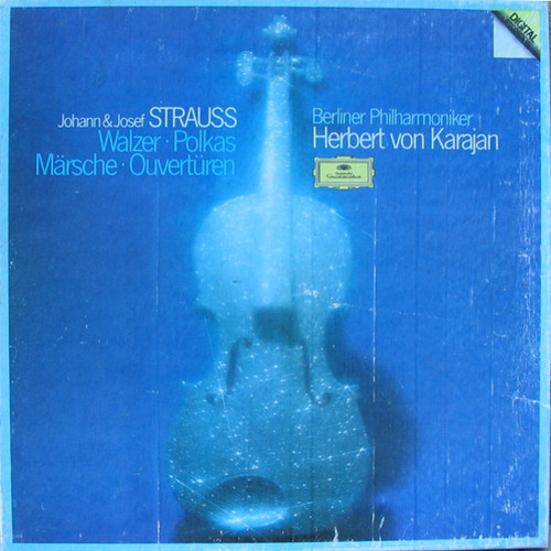 Berliner Philharmoniker, Herbert von Karajan, Johann Strauss*, Josef Strauss* - Johann & Josef Strauss Walzer•Polkas•Märsche•Ouvertüren (3xLP, Album, Comp, Club + Box)