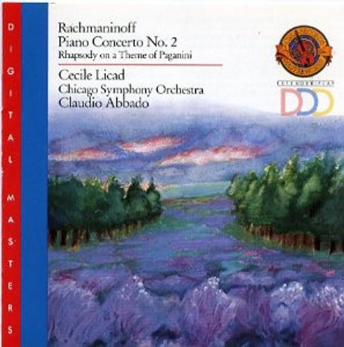 Rachmaninoff* / Cecile Licad, Claudio Abbado, The Chicago Symphony Orchestra - Piano Concerto No. 2 & Rhapsody On A Theme Of Paganini (CD, Album, RE)