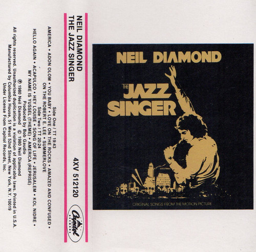 Neil Diamond - The Jazz Singer (Cass, Album, Club)