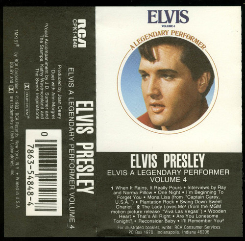 Elvis Presley - A Legendary Performer - Volume 4 (Cass, Comp)