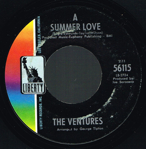 The Ventures - Theme From "A Summer Place" (7", Single, Styrene, All)