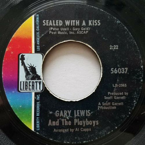 Gary Lewis & The Playboys - Sealed With A Kiss / Sara Jane - Liberty - 56037 - 7", Single, Styrene 922397840