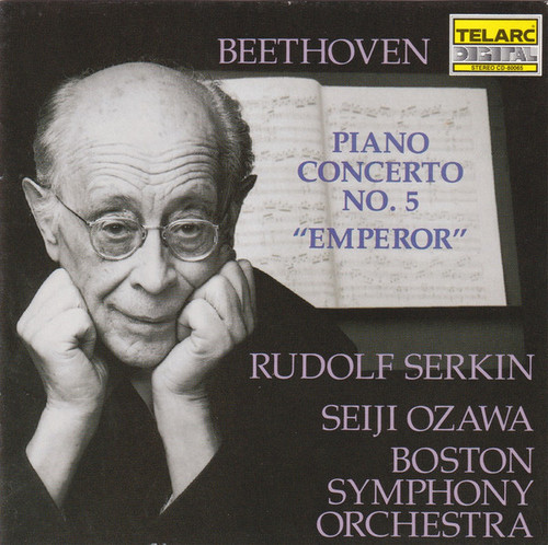 Beethoven*, Rudolf Serkin, Seiji Ozawa, Boston Symphony Orchestra - Piano Concerto No. 5 "Emperor" (CD, Album, RE)