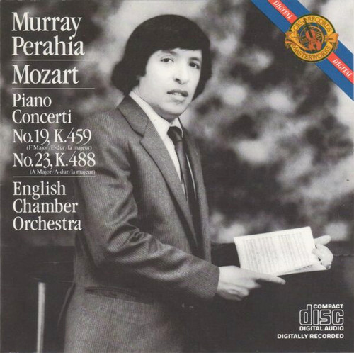 Mozart*, Murray Perahia, English Chamber Orchestra - Piano Concerti No. 19, K.459, No. 23, K. 488  (CD, Album, RE)