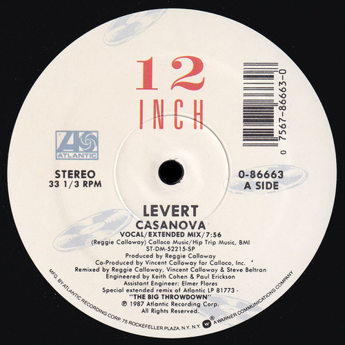 LeVert - Casanova / Throwdown (12")