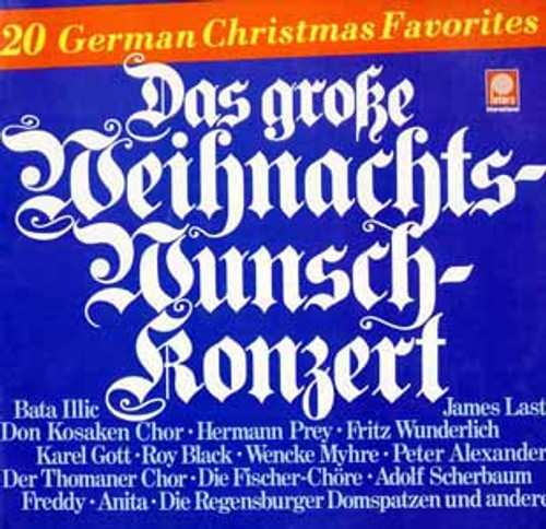 Various - Das Große Weihnachts-Wunsch-Konzert - 20 German Christmas Favorites (LP, Comp)