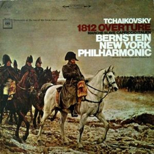 Tchaikovsky* / Leonard Bernstein, The New York Philharmonic Orchestra - 1812 Overture; Marche Slave; Capriccio Italien (LP, Album, RE, RP)