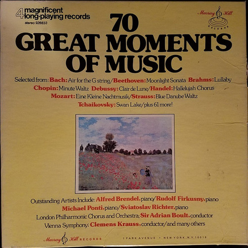 Various - 70 Great Moments Of Music (4xLP, Comp + Box)