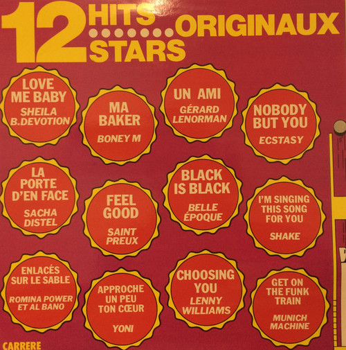 Various - 12 - Stars - 12 Hits Originaux (LP, Comp)