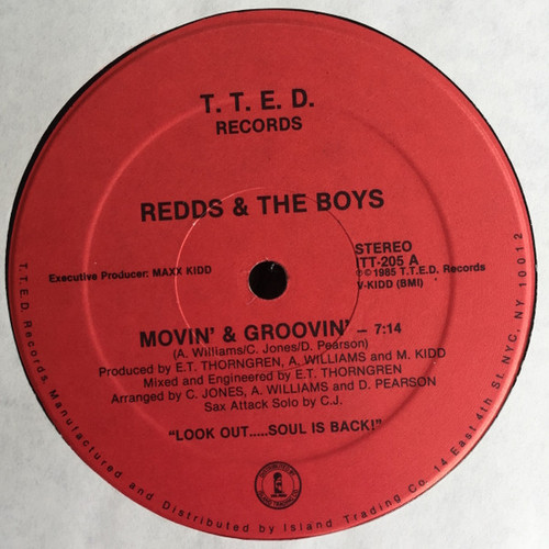 Redds & The Boys* - Movin' & Groovin' (12")