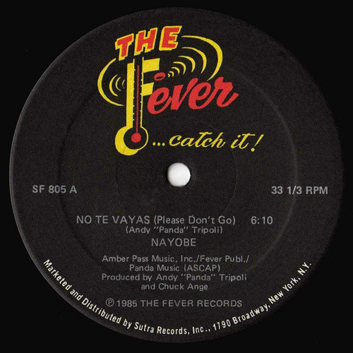 Nayobe - No Te Vayas (12")
