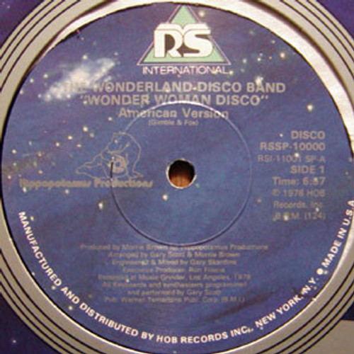 The Wonderland Disco Band* - Wonder Woman Disco (12")