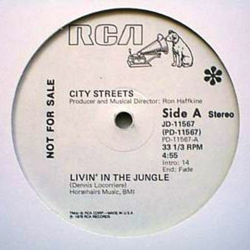 City Streets - Livin' In The Jungle (12", Promo)