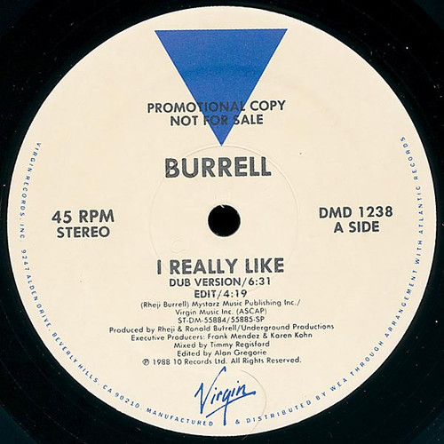 Burrell - I Really Like (12", Promo)