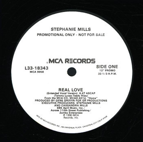 Stephanie Mills - Real Love (12", Promo)