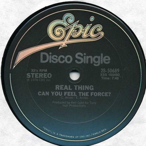 Real Thing* - Can You Feel The Force? (12", Single)
