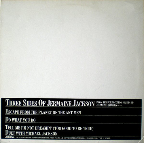 Jermaine Jackson - Three Sides Of Jermaine Jackson (12", Promo)