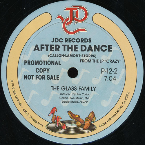 The Glass Family - After The Dance (12", Promo)