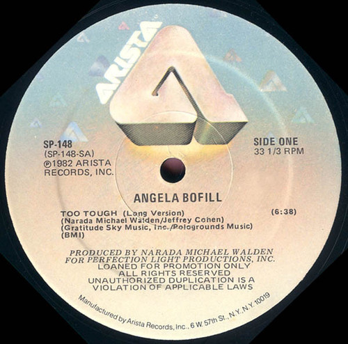 Angela Bofill - Too Tough (12", Promo)