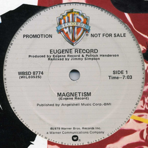Eugene Record - Magnetism (12", Single, Promo)