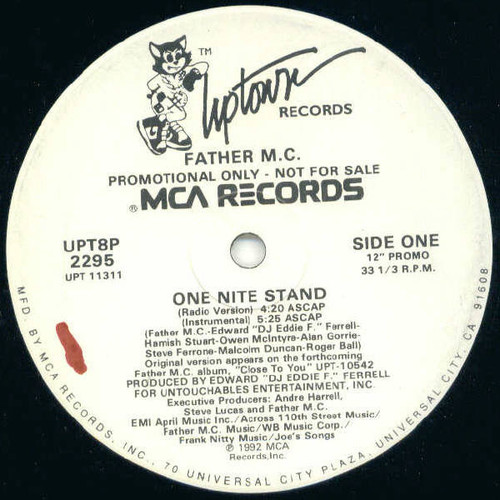 Father MC - One Nite Stand (12", Promo)