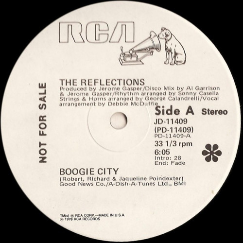 The Reflections - Boogie City / I'm Gonna Let You Go This Time (12", Promo)