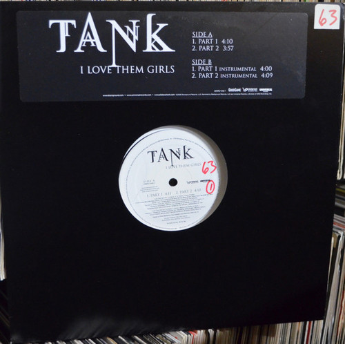 Tank (4) - I Love Them Girls (12", Promo)