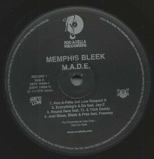 Memphis Bleek - M.A.D.E. (2xLP, Album, Promo, Cle)