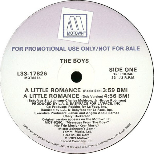 The Boys - A Little Romance (12", Promo)