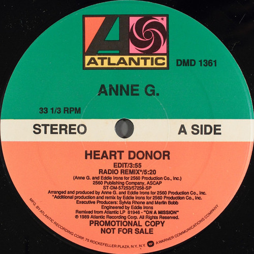 Anne G.* - Heart Donor (12", Promo)