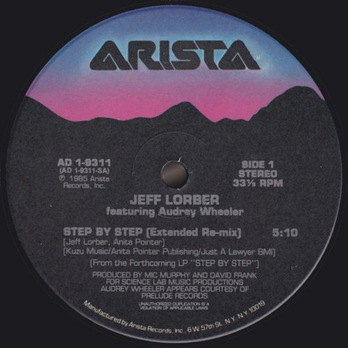 Jeff Lorber Featuring Audrey Wheeler - Step By Step (12", RCA)