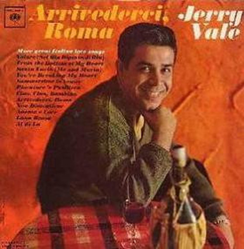Jerry Vale - Arrivederci, Roma (LP, Album, Mono)