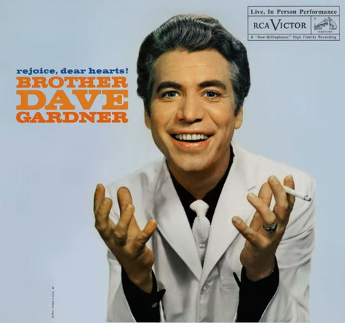 Brother Dave Gardner - Rejoice, Dear Hearts! (LP, Album)