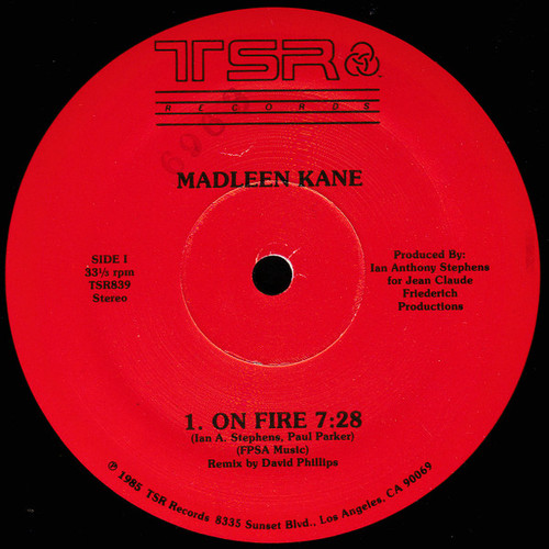 Madleen Kane - On Fire / Just For One Night (12")