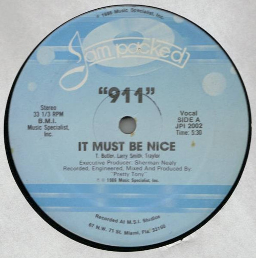 911 (2) - It Must Be Nice (12", Single)