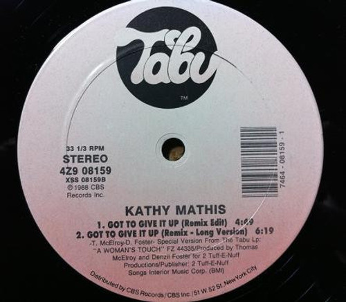 Kathy Mathis - Got To Give It Up (12")